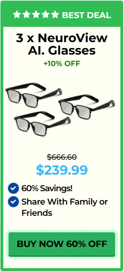 Neuroview Smart Glasses package offer price
